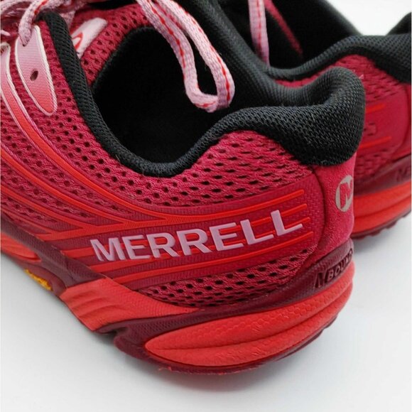 Merrell Bare Access Arc 4 Barefoot Shoes Sneakers Womens Size 9 Bright Red - Picture 5 of 10